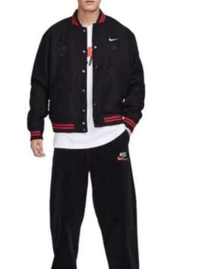  Nike CNY Men's Logo Casual Versatile Hooded Long Sleeve Jacket