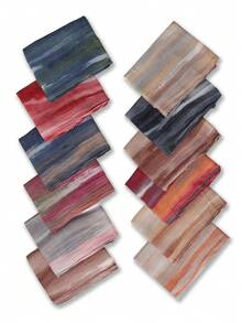 180cm X 70cm Artistic Tie-Dye Rayon Scarf - Contrasting Crinkle Texture Shawl, Breathable Non-Slip Large Women's Shawl & Versatile Summer Scarf - Multicolor - View 11