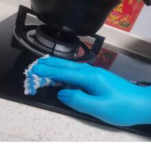 Blue Disposable Nitrile Gloves, Thickened Wear-Resistant, Waterproof Gloves For Kitchen, Dishwashing, Cleaning - 100 Blue Pieces - View 4