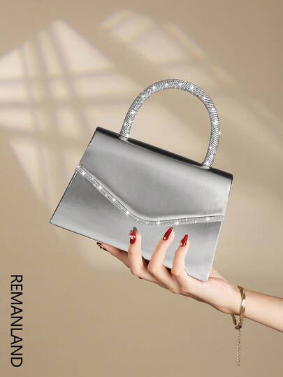 REMANLAND Bländande, glittrande paljetter, strålande och lyxiga, som visar upp elegant sofistikering. Denna snygga, glänsande PU-kuvertväska är lämplig för kvinnor, flickor, kvinnliga studenter, unga yrkesverksamma och kontorsdamer att använda på fester, galor, bröllop och formella middagar. Denna aftonväska är det perfekta valet för festtjejer och damer, ett idealiskt alternativ för fester, bröllop, galor och formella evenemang, och är också en underbar present till kvinnor.