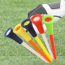 10/20/30pcs Rubber Golf Ball Tees, Random Color Plastic Golf Ball Holders, Durable Multi-Color Golf Spikes, Golf Accessories - Multicolor - View 4