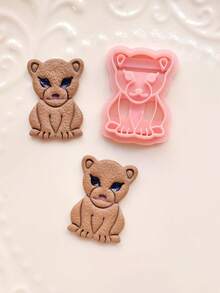 Animal Series: Wolf, Little Lion And Butterfly Polymer Clay Cutting Molds, Suitable For DIY Earring Jewelry Making, Handmade Decorations, Jewelry Making Tools, Perfect For Handmade Women's Earrings And Jewelry Pendants - Animal Series - View 5