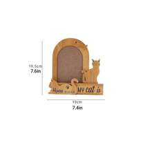 1pc Wooden Pet Memorial Photo Frame, Unique Animal Lover Photo Frame, Suitable As Pet Mourning Gift - Multicolor - View 10