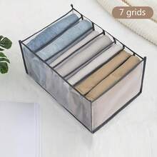 9/7 Compartment Wardrobe Organizer Box, Washable Drawer Storage Box For Underwear, Bedroom Closet Organizer, Home Storage, Suitable For T-Shirts, Pants, Winter Dresses, Blouses, Jumpsuits, Spring Dresses, Minimalist Summer Tops - Multicolor - View 11