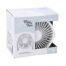 Well Home USB Table Fan Ø14.5x11.5cm In Matte White - White - View 9