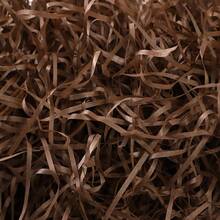 Various Weight Shredded Paper, Candy Box, Raffia Paper Strips, Gift Box Filler, Loose Raffia - 15# Coffee Brown - View 5