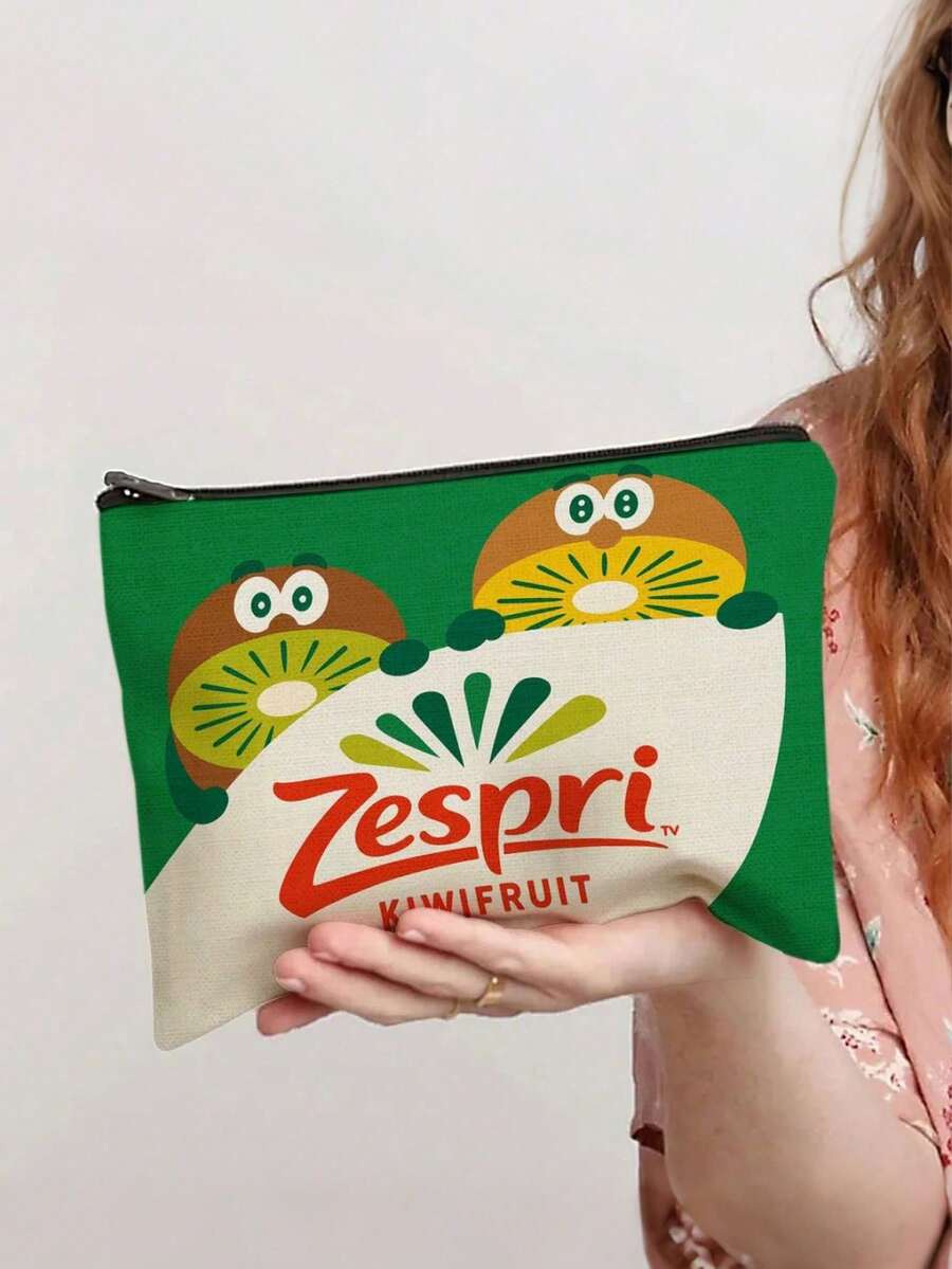 Kiwi Brothers 化妝收納包-可愛 Zosupri 奇異果圖案化妝包,適合收納化妝品,完美存放口紅與化妝刷 - 彩色 - 查看 1