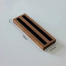 胡桃木黑色和米色戒指展示架，高端珠宝戒指展示架，珠宝店展示架，摄影道具 - 彩色 - 查看 29