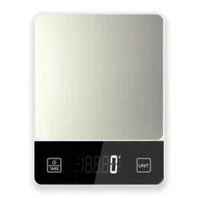 1个带液晶显示屏的数字厨房秤，不含电池，最大称重22磅（约10公斤）食物秤 | 非常适合备餐、烹饪和烘焙 - 白色 - 查看 11