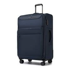 TSA Lock 360° Spinner Wheels Expandable Lightweight Softshell Polyester Luggage Carry-On, Cabin, 20/24/28 Inch Suitcase & 3-Piece Set For Travel - Navy Blue - View 12