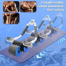 Abdominal De Rebote Automático Con Soporte Para Codo - Beis - Ver 4