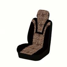Leopard Print Patchwork Pattern Universal Car Seat Cover - Leopard Print Style - View 5