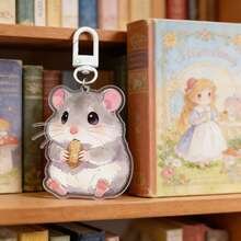 Cartoon Hamster Keychain, Kids Bag Keychain, Cute Animal Keychain! Creative Keychain Pendant Party Gift, Birthday Gift Keychain - Multicolor - View 5