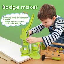 Button Making Machine, 100 Sets, For Making Badges, For Gifting To Family Members, 25mm/0.98 Inch - A - View 4
