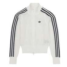 Adidas 女士夹克/外套，钩针编织，休闲户外运动通勤套装夹克 KC6496 - 漢玉白 - 查看 1