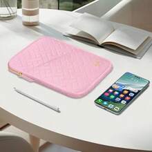 Lacdo Funda de Tablet para iPad A16 de 11 Pulgadas/iPad Pro M5 M4 de 11/ iPad Air M3 M2 de 11/ de 109/ iPad de 10 2/Air de 10 9  Galaxy Tab A9+ Bolsa Teclado Magic Fit Rosa Sakura - Rosa Sakura - Ver 7