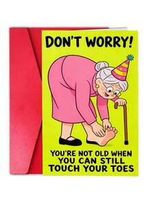 1PC Rude Birthday Cards Ladies Friendship Cards, Funny Aging Cards Friends Girlfriends Family Wife, Prank 50 Year Old 60 Year Old 70 Year Old 80 Year Old 90 Birthday Gift Mom Grandma, Happy Birthday Card Elderly Woman, Birthday Card, Best Gift For Him/Her - View 1