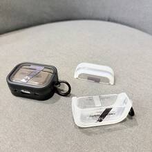 1 pieza Funda protectora compatible con Pro 2, Pro 3, Apple 3ra generación, 4 (Auriculares no incluidos) - Negro - Ver 9