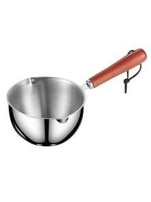 The Oil-Spilling Small Pot Is A Kitchen Stainless Steel Hot Oil Gadget Perfect For Home Cooking. It Can Be Used For Various Purposes Such As Frying, Sautéing, And Applying Oil. It Is Quick, Convenient, And Saves Fuel, Making It An Indispensable Helper In The Kitchen. - View 8