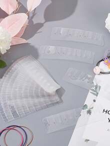 10pcs Heat Resistant Clips For Hair Extensions, Multi-Functional Hair Partition Clips Hair Styling Tools Hair Tool Kit - White - View 8