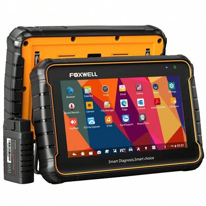 Scanner Automotivo Profissional Foxwell GT60 Original Português Diagnóstico Sistema Completo Bidirecional OBD2 24 Funções Reset ABS Airbag Injeção e Atualização Grátis