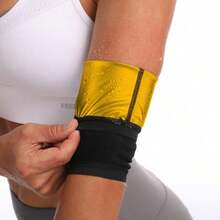 1 Pair Unisex Arm Shaping Sleeve, Made Of Polyester Moisture-Wicking Fabric, Provides Arm Support And Protection - Silver - View 12