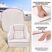 Cabin Seats - White and Red - View 3