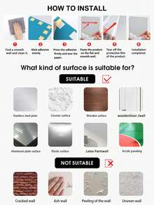 1/4PCS Round Mirror Wall Decal - Silver - View 5