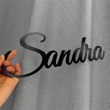 定制亚克力镜面文字，金/银/黑字母个性化墙贴装饰，适用于卧室、客厅、酒吧、俱乐部、书房、更衣室、婚礼、派对背景装饰，独特姓名墙贴艺术，完美的生日和节日礼物，送给家人、朋友、伴侣，情人节、母亲节礼物 - 彩色 - 查看 6