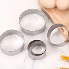 Bộ 5 khuôn cắt bánh quy tròn bằng thép không gỉ - Không cần điện | Dụng cụ làm bánh đa năng dùng để làm bánh bao và bánh quy - Xem 11