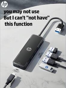 HP Bộ chuyển đổi USB C 4 trong 1, trạm kết nối sạc PD Type C với HDMI 4K, bộ chuyển đổi tương thích với MacBook, đế chia đa cổng (Đen, Trắng, Nâu sữa, Bạc) - Xem 2