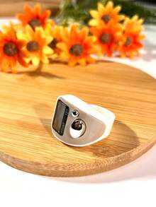 Contador de anillo digital LED silencioso, herramienta de conteo de cuentas de oración islámica, contador portátil preciso - Multicolor - Ver 2