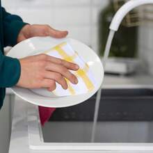 1/5/12pcs Space-Themed Waffle Weave Dish Towels - Quick-Dry Absorbent Polyester Cloths For Kitchen, Glass & Walls, Multi-Purpose Cleaning & Drying Rags With Vibrant Colors, Dish Drying Towels, Checkered Pattern Towel, Textured Kitchenware - 隨機顏色 - 查看 6