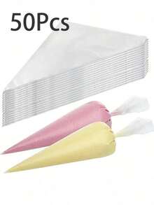 Bolsas desechables para decorar pasteles, herramientas de repostería adecuadas para crema, galletas, pasteles, suministros para bodas, decoración del hogar, utensilios de cocina - Multicolor - Ver 14