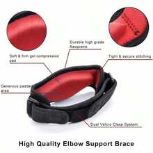 Sports Compression Elbow Support, Unisex, For Badminton, Basketball, Tennis, Fitness, Joint Special Protection - Multicolor - View 8