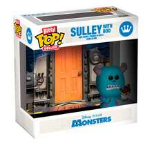Funko POP! Bitty POP! Deluxe Disney Pixar Monsters - Sulley With Boo - 9cm Collectible Vinyl Figure - Monster Gate Scene - Officially Licensed Product - Gift For Fans And Collectors... - Multicolor - View 3