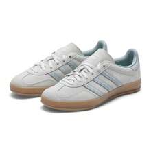 Adidas Giày thể thao nữ cổ điển GAZELLE INDOOR W, giày thể thao tối giản, thoải mái, phù hợp đi làm hàng ngày IH9219 - Xanh lanh / Xám xanh nhạt tuyệt đẹp / Vàng nhựa - Xem 3