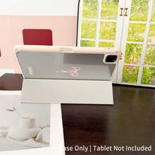 A Pink Bow - Pattern Protective Tablet Case - Ideal For Sweet - Style Lovers And Fashion Enthusiasts, Protective Soft TPU Flip - Pen Holder Compatible With IPad 10th Generation 10.9-Inch 2022 / Air 13(M3 2025)/ Air 11(M3 2025) Compatible WithSAMSUNG,Compatible With XIAOMI - Multicolor - View 6