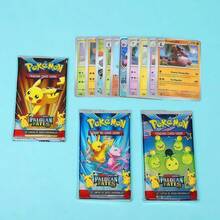Caja del Juego de Cartas de Trading Card Game Pocket Monster - 10/24/36 Paquetes - Cartas de Batalla Coleccionables Mercancía de Anime - Regalo de Fiesta, Estilo Aleatorio - Multicolor - Ver 3