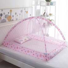 Foldable Baby Mosquito Net, Portable Mosquito Net, Anti-Bite - Pink - View 2