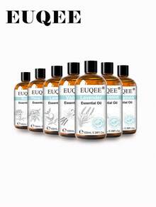 1 szt. 100 ml olejków eterycznych ze szklanym kroplomierzem, olejki eteryczne EUQEE do dyfuzora, nawilżacza powietrza, świecy DIY, saszetki z mydłem, relaks, sen, ulga w stresie, codzienny masaż do pielęgnacji skóry, joga, medytacja, oczyszczanie powietrza, idealny prezent dla przyjaciół, długotrwałe zapachy, wanilia, lawenda, eukaliptus, jaśmin, drzewo sandałowe, cytronella, mięta pieprzowa, cynamon, neroli, cedr, słodka pomarańcza, bergamotka, trawa cytrynowa, paczula, róża, cytryna, drzewo herbaciane, rozmaryn, kadzidło, ylang-ylang - Wiele zapachów - Zobacz 1