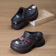 Dép lê/sandal nữ kiểu retro ClogBAE Little Dolphin, dép lê đơn giản thoải mái hàng ngày, kiểu dáng mùa hè 2026, mã sản phẩm 212811-0LD - đen - Xem 3