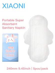 XIAONI Portable Packing Sanitary Pads Super Absorbent Sanitary Napkin Compact Packaging 5Pcs/Pack, Easy Carry Perfect For Travel - Set - View 14