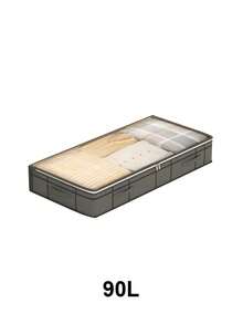 1pc Underbed Storage Bag, Quilt Storage Box, Bedroom Storage, With Visible Window And Handle, Waterproof And Moisture-Proof, Suitable For Storing Blankets And Idle Items At Home, Large Capacity Dust-Proof Storage Bag - Multicolor - View 10