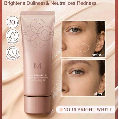 MISSHA BB Cream Luminous Glow Foundation | CC Cream Moisturizing Flawless Texture Creates Dewy, Smooth Skin, Brightening Coverage, Whitening & Hydrating, Holiday Essential, Rose Girl Charm, Christmas Gift For Her, Fashion Brand Cosmetics, Back To School, Bridal Wedding, Summer, Valentine's Day, Vacation