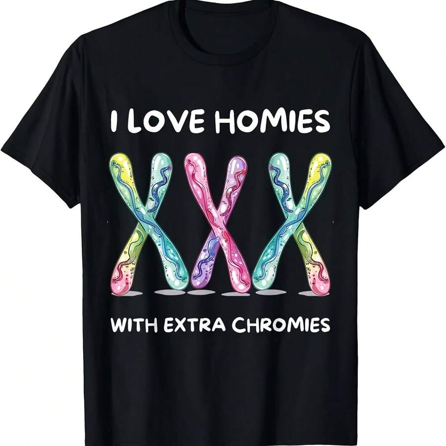 I Love Homies With Extra Comies T-Shirt Size L & XL T-Shirt - màu đen - Xem 1