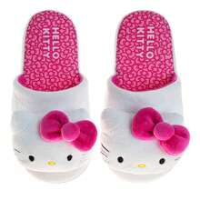 Hello Kitty Slippers For Women's Soft Cozy Dual Size Comfort Indoor (Adult Sizes 5-10) - Hot Pink - View 1