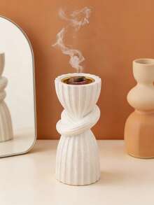 1pc Creative Knot-Shaped Incense Burner - Minimalist Style Exquisite Decor, Resin Crafted | Suitable For Living Room, Dining Room, Desk Decor, Holiday Party Decoration, Holiday Gift - 1PC - View 2
