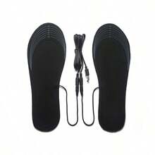 1 Pair USB Powered Trimmable Electric Heated Insoles, Unisex Foot Warming And Massaging - Multicolor - View 9