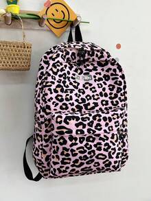 Cartoon Cow Print Backpack, Large Capacity, Casual Backpack For High School Students - Rectangle - View 9